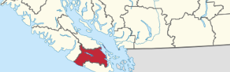 CVRD Electoral Area B map