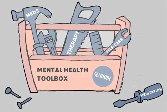 Mental Health Toolbox illustration